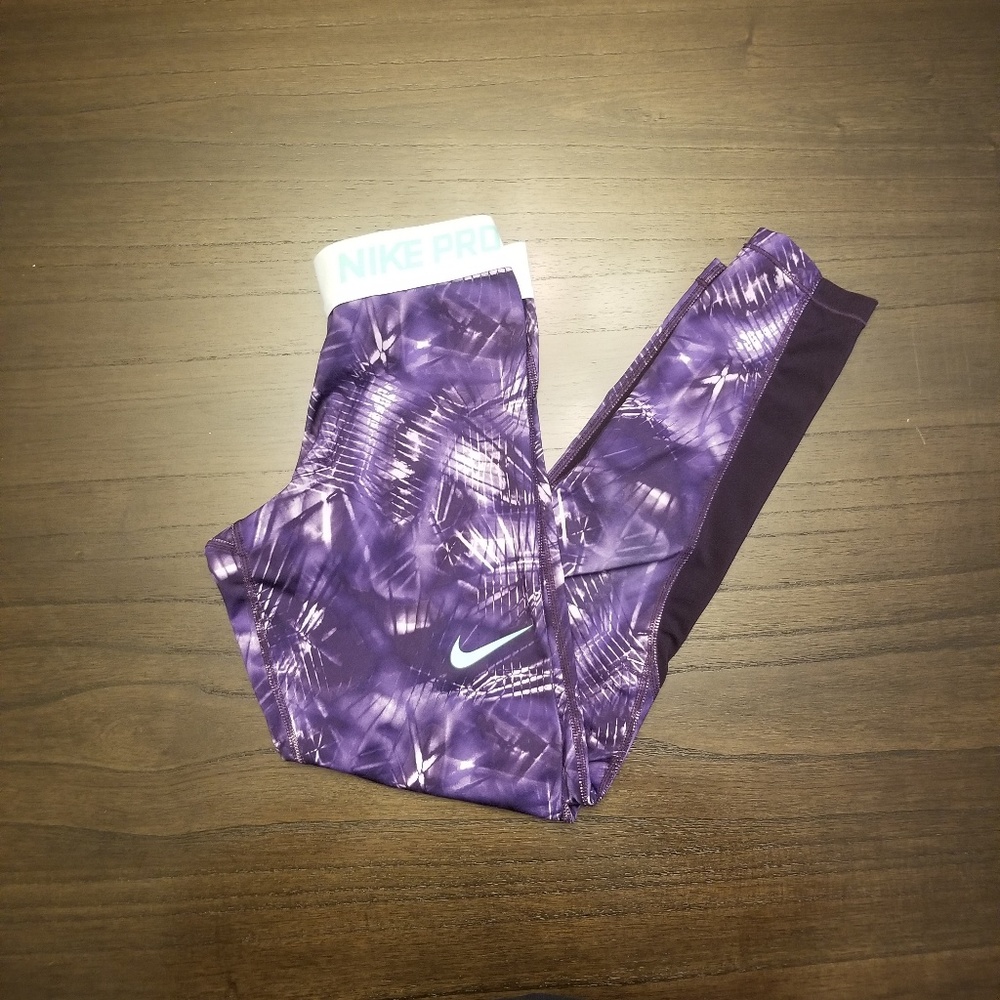 Girls Nike Pro Dri Fit Leggings